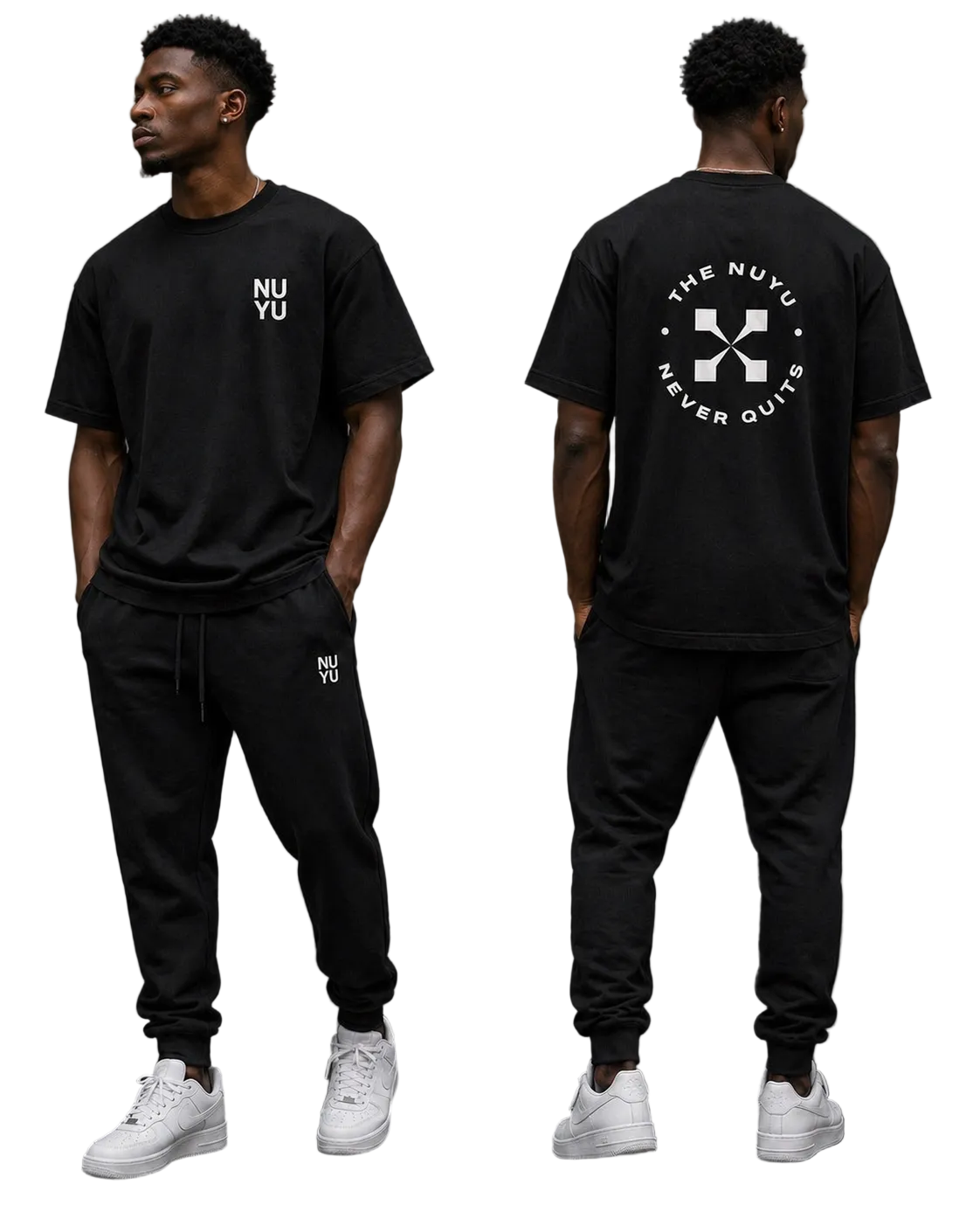 NUYU Graphic T Never Quits