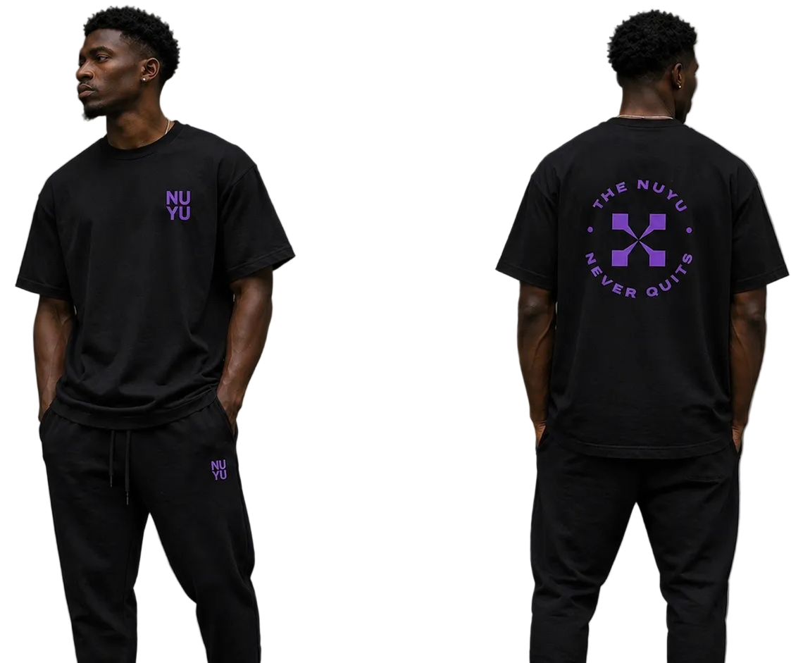 NUYU Graphic T Never Quits