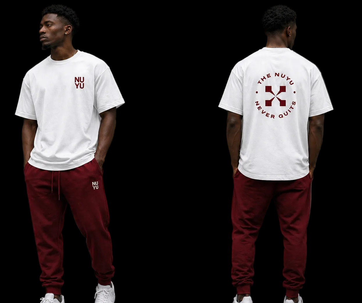 NUYU Graphic T Never Quits